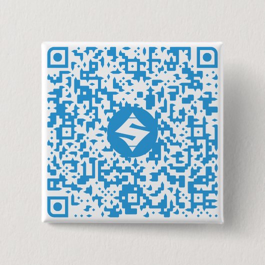 SUMO QR-Code Quadrat-Knopf 2" Button (Vorderseite)