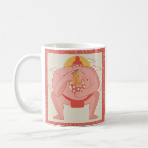 Sumo-Ramen-Essen Kaffeetasse