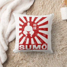 Sumo Retro Wrestler Vintages japanisches Design Kissen