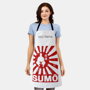 Sumo Retro Wrestler Vintages japanisches Design Schürze
