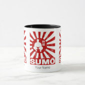 Sumo Retro Wrestler Vintages japanisches Design Tasse (Zentrum)