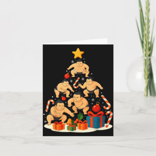 Sumo-Ringen Japanischer Sumo-Ringer Weihnachten Tr Karte