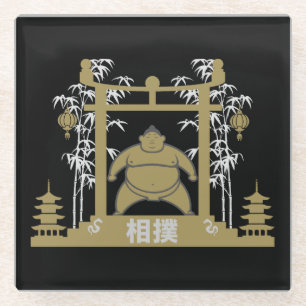 Sumo-Ringer Glasuntersetzer