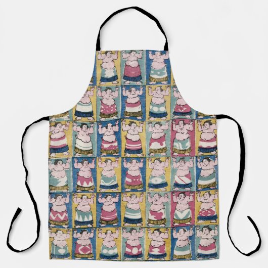 Sumo-Ringer Kunst-Schürze Schürze (Vorderseite)