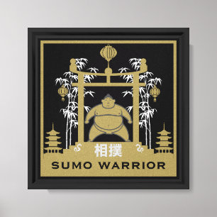 Sumo-Ringer Leinwanddruck