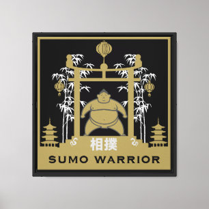Sumo-Ringer Leinwanddruck