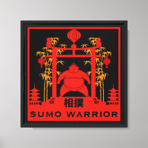 Sumo-Ringer Leinwanddruck