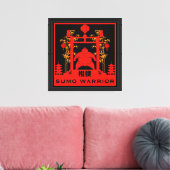 Sumo-Ringer Leinwanddruck (Insitu (Wohnzimmer))