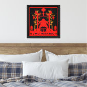 Sumo-Ringer Leinwanddruck (Insitu (Schlafzimmer))