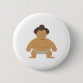 Sumo-Ringkämpfer Button (Vorderseite)