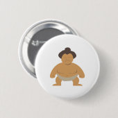 Sumo-Ringkämpfer Button (Vorne & Hinten)