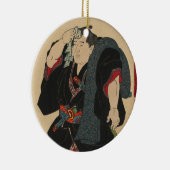 Sumo-Ringkämpfer Somagahana Fuchiemon Keramikornament (Rechts)
