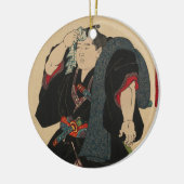 Sumo-Ringkämpfer Somagahana Fuchiemon Keramikornament (Links)