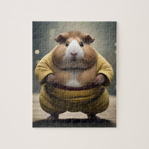 "Sumo Squeakdown: The Mighty Guinea Pig Wrestler" Puzzle