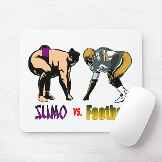 Sumo vs. Football Mousepad (Mit Mouse)