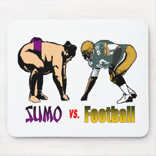 Sumo vs. Football Mousepad (Vorne)