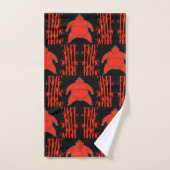 Sumo Wrestler Badhandtuch Set (Handtuch)