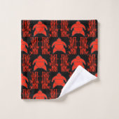Sumo Wrestler Badhandtuch Set (Waschlappen)