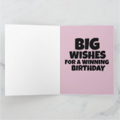 SUMO WRESTLER FUNNY BIRTHDAY BIG GREETING CARD KARTE (Innenseite)