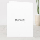 SUMO WRESTLER FUNNY BIRTHDAY BIG GREETING CARD KARTE (Rückseite)