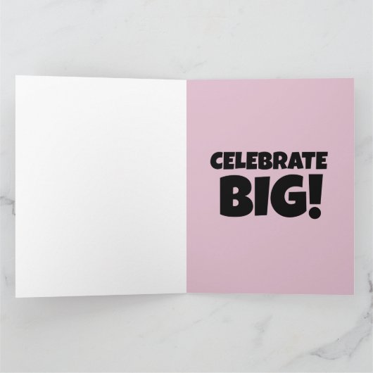 SUMO WRESTLER FUNNY BIRTHDAY BIG GREETING CARD KARTE (Innenseite)