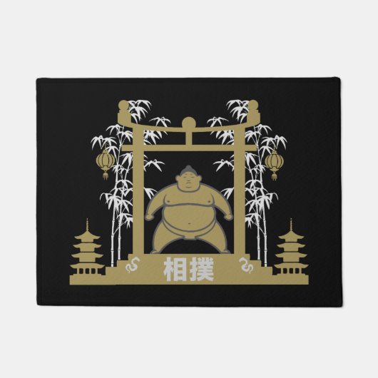 Sumo Wrestler Fußmatte (Vorderseite)