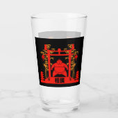 Sumo Wrestler Glas (Rückseite)