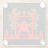 Sumo Wrestler Glasuntersetzer (Rückseite)