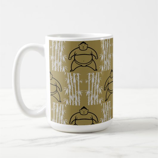 Sumo Wrestler Kaffeetasse (Links)