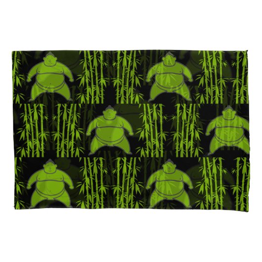 Sumo Wrestler Kissenbezug (Vorderseite)