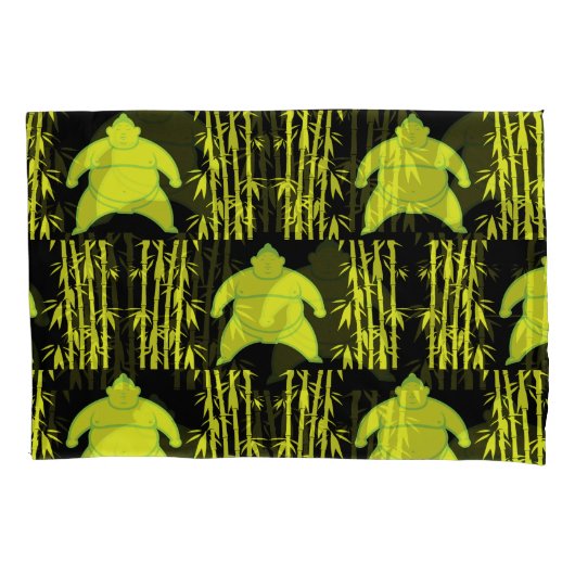 Sumo Wrestler Kissenbezug (Vorderseite)