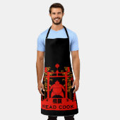 Sumo Wrestler Schürze (Getragen)