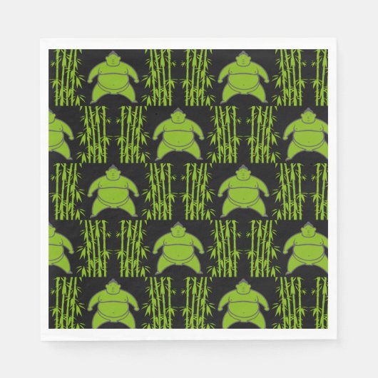 Sumo Wrestler Serviette (Vorderseite)