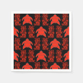 Sumo Wrestler Serviette (Vorderseite)