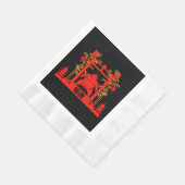 Sumo Wrestler Serviette (Ecke)