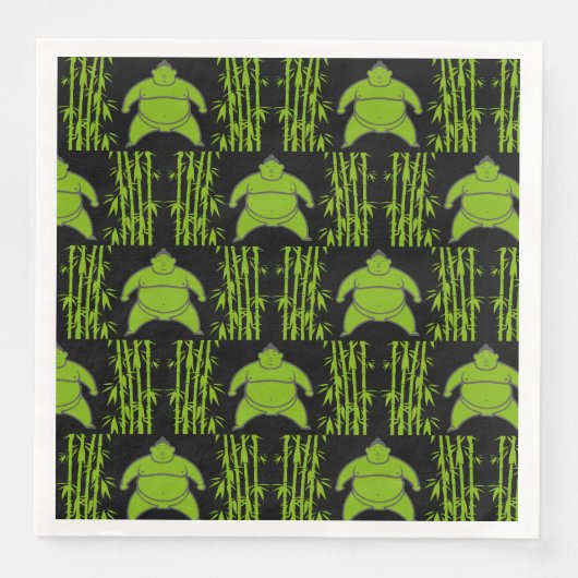 Sumo Wrestler Serviette (Vorderseite)