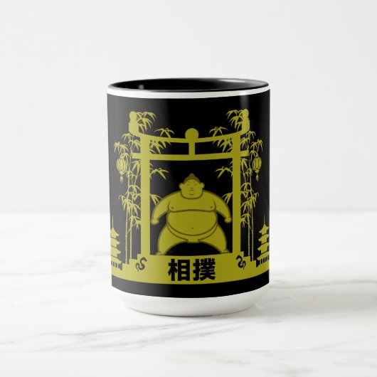 Sumo Wrestler Tasse (Zentrum)