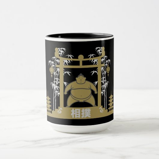 Sumo Wrestler Tasse (Zentrum)