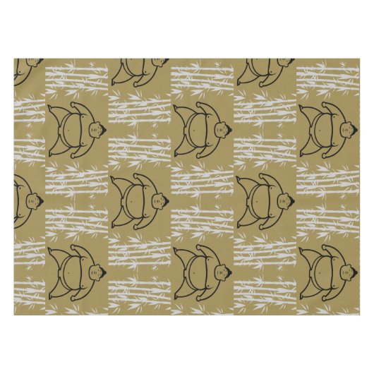 Sumo Wrestler Tischdecke (Vorderseite (Horizontal))