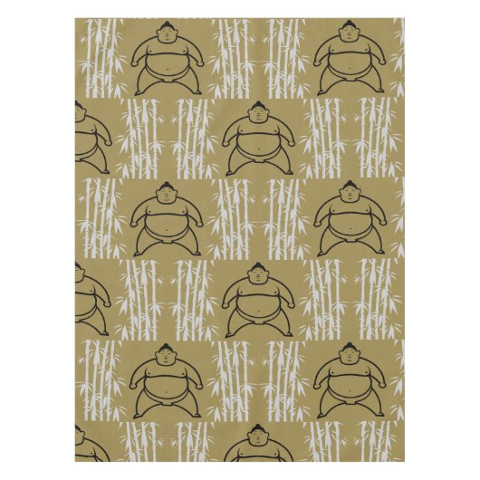 Sumo Wrestler Tischdecke (Vorderseite)