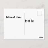 Sumo Wrestler unter dohyshi-japanischer Flagge Postkarte (Rückseite)