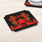 Sumo Wrestler Untersetzer (angewinkelt)