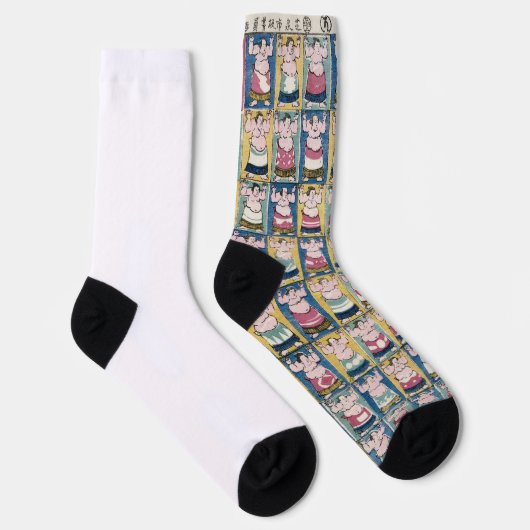 Sumo Wrestlers Art Socks Socken (Rechts)