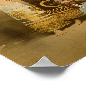 Sumo Wrestlers Japan Antique Foto 1877 Poster (Ecke)