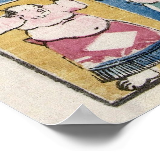 Sumo Wrestlers Poster (Ecke)