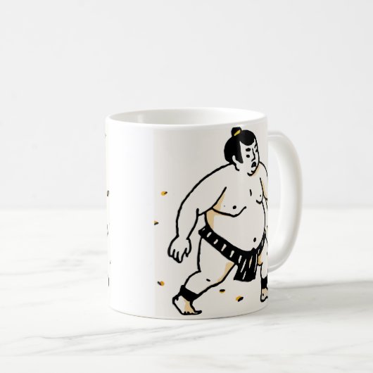 Sumo Wrestlers Tasse (VorderseiteRechts)
