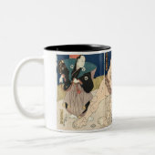 Sumo-Wrestling 1860 Zweifarbige Tasse (Links)