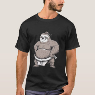 Sumo Wrestling Sloth Martial Arts Funny für Kinder T-Shirt