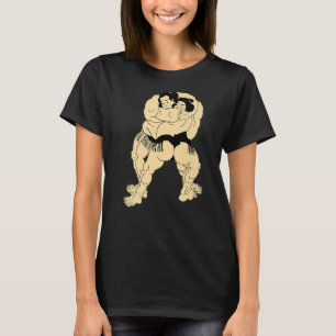 Sumo Wrestling Vintag Sumo Wrestler Retro Sumo Pr T-Shirt