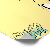 Sumpf 1 Button Bowling Poster (Ecke)